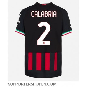 AC Milan Davide Calabria #2 Hemma Matchtröja 2022-23 Kortärmad